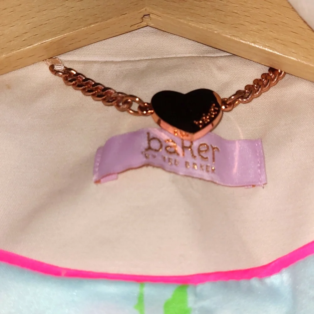 Ted Baker Girls Pink Flared Trench Coat - Picture 6 of 8